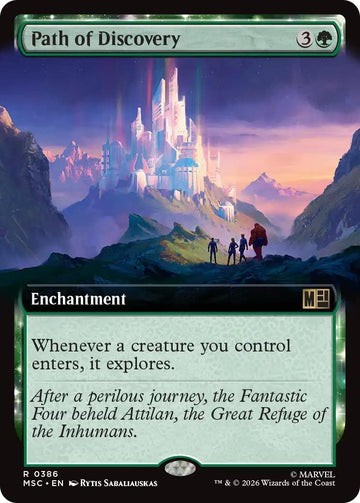 Path of Discovery [386] [Extended Art] [Marvel Super Heroes: Commander] [Non-Foil]