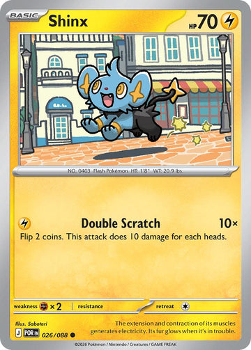 Shinx - 026/088 - Common [me03-026] [Non-Holo]