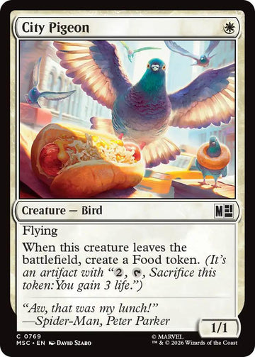 City Pigeon [769] [Jumpstart] [Marvel Super Heroes: Commander] [Non-Foil]