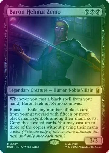 Baron Helmut Zemo [87] [Marvel Super Heroes] [Foil]