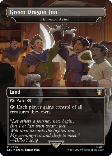Homeward Path (LTC-395) - Tales of Middle-earth Commander / Green Dragon Inn (Borderless) Foil