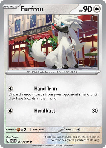 Furfrou - 067/088 - Common [me03-067] [Non-Holo]
