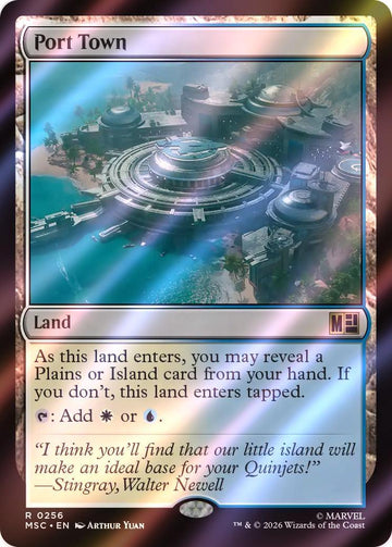 Port Town [256] [Marvel Super Heroes: Commander] [Surge Foil]