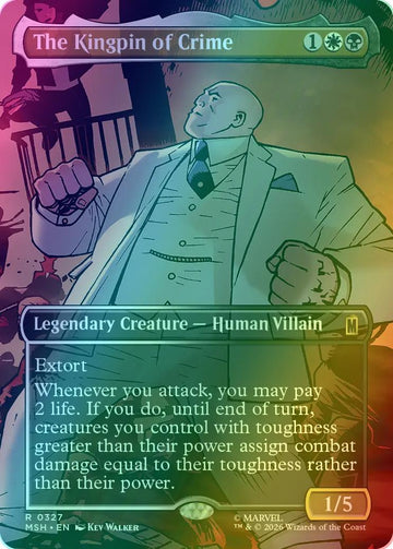 The Kingpin of Crime [327] [Borderless] [Scene] [Marvel Super Heroes] [Foil]