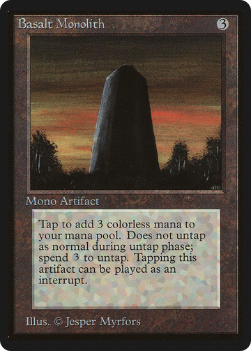 Basalt Monolith (LEB-232) - Limited Edition Beta