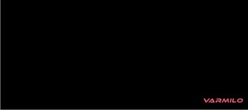 Varmilo Extra Large Full Black Desk Mat with Stitched Edges
