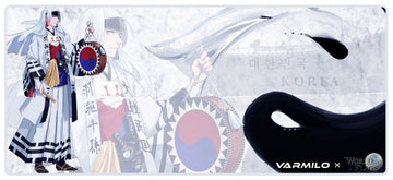 Varmilo Extra Large Olympics South Korea Desk Mat with Stitched Edges