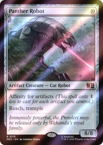 Panther Robot [113] [Marvel Super Heroes: Commander] [Surge Foil]
