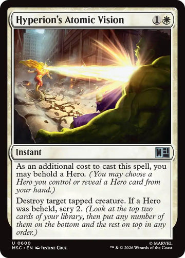 Hyperion's Atomic Vision [600] [Jumpstart] [Marvel Super Heroes: Commander] [Non-Foil]