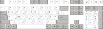 Varmilo Runes 108 Key Varmilo Profile Dye Sub PBT Keycap Set