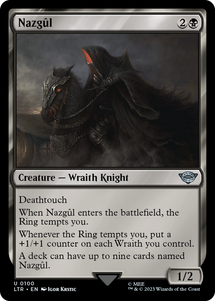 NazgÃ»l (LTR-100) - The Lord of the Rings: Tales of Middle-earth Foil