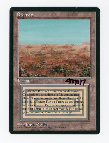 Scrubland — French|Signed — ID 16951