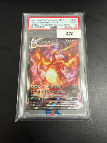 Pokemon Charizard Vmax BSP #swsh261 PSA 10