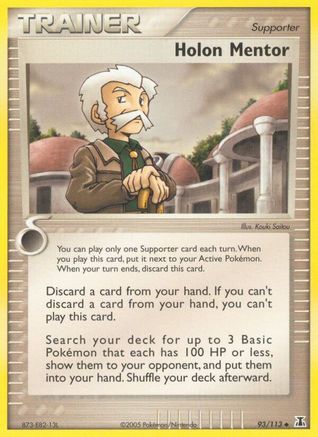 Holon Mentor (93/113) - Delta Species Reverse Holofoil
