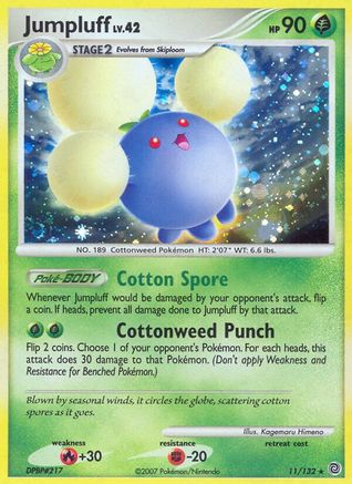 Jumpluff (11/132) - Secret Wonders Holofoil