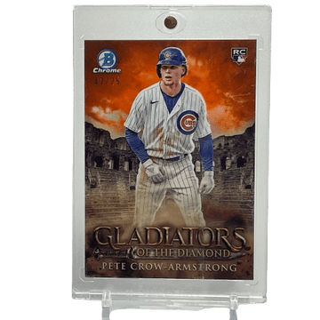2024 Bowman Chrome Pete Crow-Armstrong #GOTD-5 Gladiators Rookie Orange Refractor /25