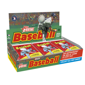 2024 Topps Heritage Baseball Hobby 12 Box Case