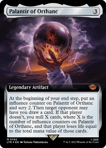 PalantÃ­r of Orthanc (LTR-792) - The Lord of the Rings: Tales of Middle-earth: (Extended Art) Foil
