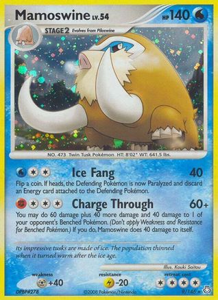 Mamoswine (9/146) - Legends Awakened Holofoil