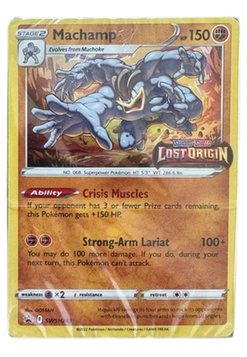 Machamp SWSH243 Lost Origin Pre-Release Deck Promo - Sealed
