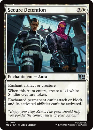 Secure Detention [608] [Jumpstart] [Marvel Super Heroes: Commander] [Non-Foil]