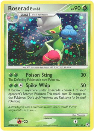 Roserade (13/130) - Diamond and Pearl Holofoil