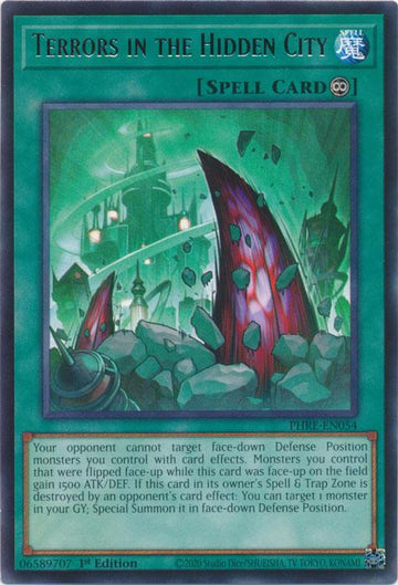 Terrors in the Hidden City - PHRE-EN054 - Rare - 1st Edition
