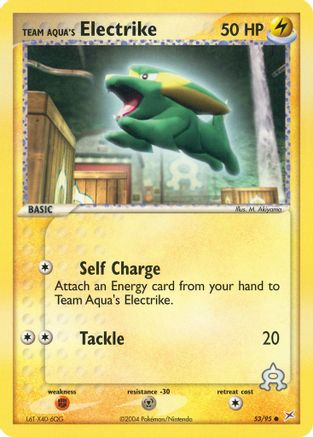 Team Aqua's Electrike (53/95) - Team Magma vs Team Aqua