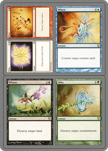 Who // What // When // Where // Why (UNH-120) - Unhinged Foil