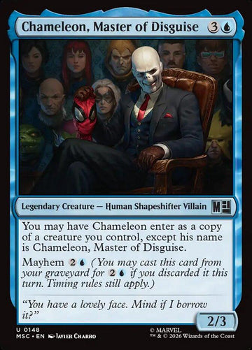 Chameleon, Master of Disguise [148] [Marvel Super Heroes: Commander] [Non-Foil]