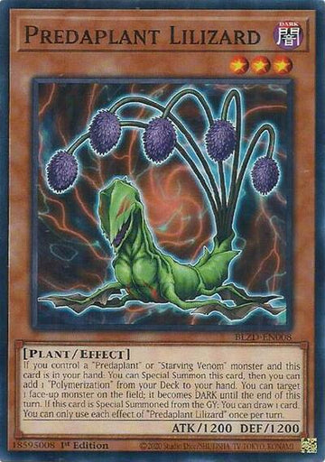 Predaplant Lilizard - BLZD-EN008 - Common - 1st Edition
