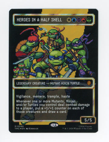 Heroes in a Half Shell — Borderless|Pixel|Surge Foil — ID 17678