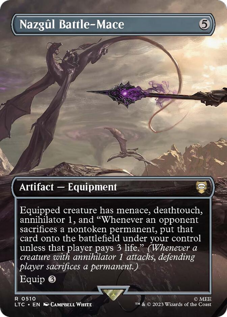 NazgÃ»l Battle-Mace (LTC-510) - Tales of Middle-earth Commander (Borderless) Foil