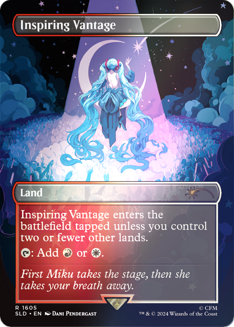 Inspiring Vantage (SLD-1605â˜…) - Secret Lair Drop (Borderless) Foil