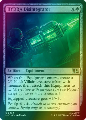 HYDRA Disintegrator [660] [Jumpstart] [Marvel Super Heroes: Commander] [Foil]