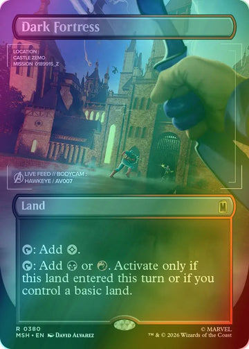 Dark Fortress [380] [Borderless] [Marvel Super Heroes] [Foil]