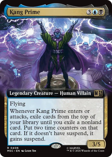 Kang Prime [406] [Extended Art] [Marvel Super Heroes: Commander] [Non-Foil]
