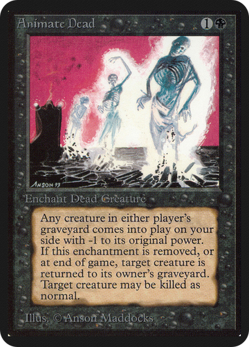 Animate Dead (LEA-092) - Limited Edition Alpha