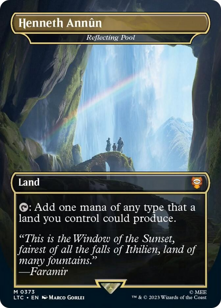 Reflecting Pool (LTC-373) - Tales of Middle-earth Commander / Henneth AnnÃ»n (Borderless)