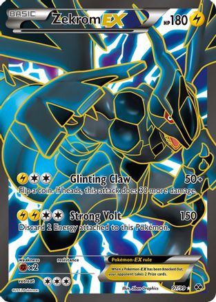 Zekrom EX (Full Art) (97/99) - Next Destinies Holofoil