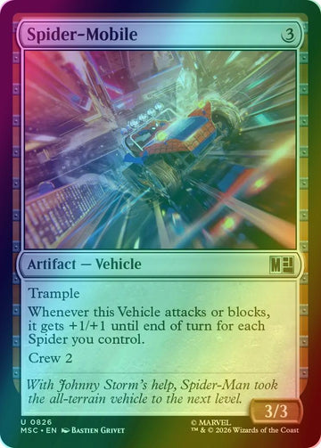 Spider-Mobile [826] [Jumpstart] [Marvel Super Heroes: Commander] [Foil]