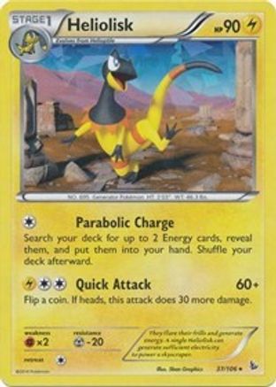 Heliolisk (XY Flashfire) (37/106) - Deck Exclusives Holofoil