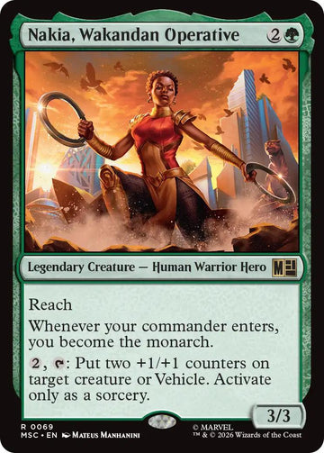 Nakia, Wakandan Operative [69] [Marvel Super Heroes: Commander] [Non-Foil]