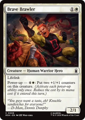 Brave Brawler [8] [Marvel Super Heroes] [Non-Foil]
