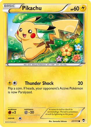 Pikachu (27/111) - XY  Furious Fists