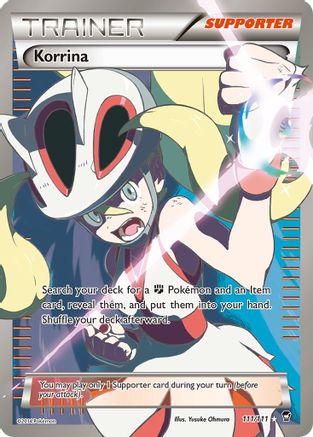 Korrina (Full Art) (111/111) - XY  Furious Fists Holofoil