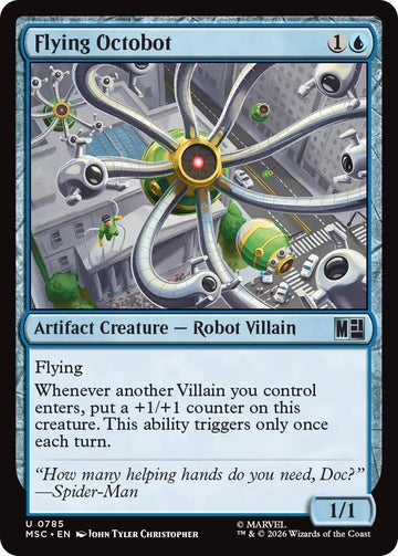 Flying Octobot [785] [Jumpstart] [Marvel Super Heroes: Commander] [Non-Foil]
