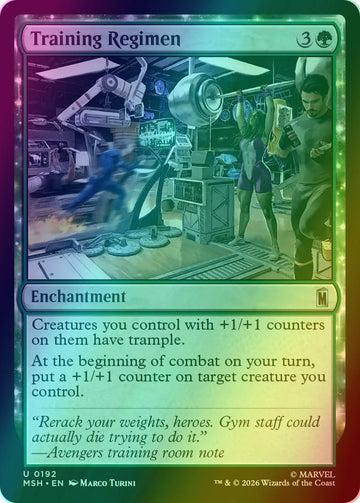 Training Regimen [192] [Marvel Super Heroes] [Foil]
