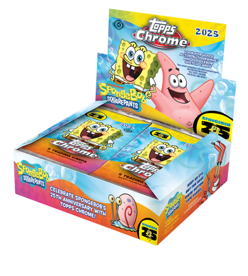 2025 Topps Chrome Spongebob Squarepants 25th Anniversary Hobby Box