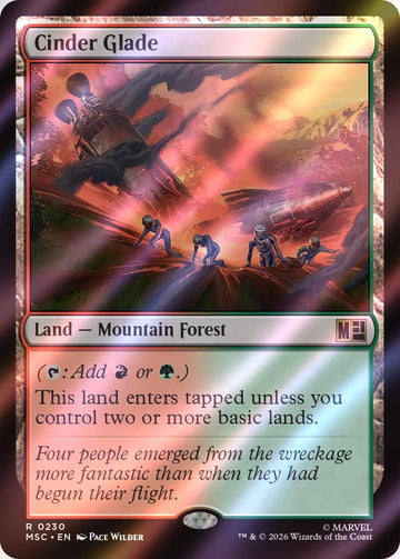 Cinder Glade [230] [Marvel Super Heroes: Commander] [Surge Foil]